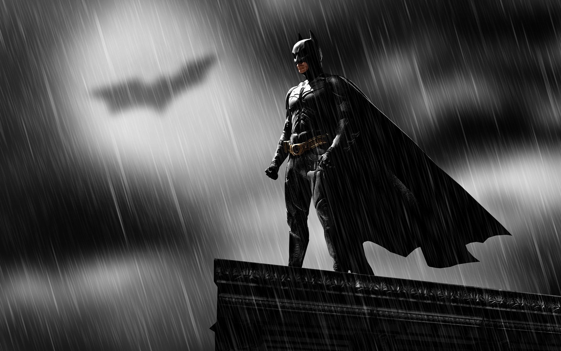Wallpaper dark rain batman movies superhero cape dc ics ics light weather photograph darkness black and white monochrome photography film noir x