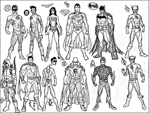 Top superheroes coloring pages for boys â all superheroes printable pictures to color