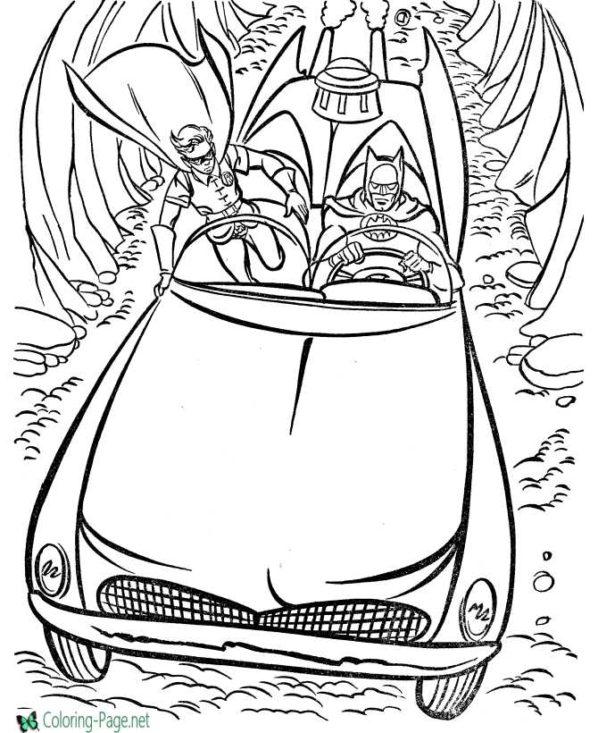 Super heroes coloring pages