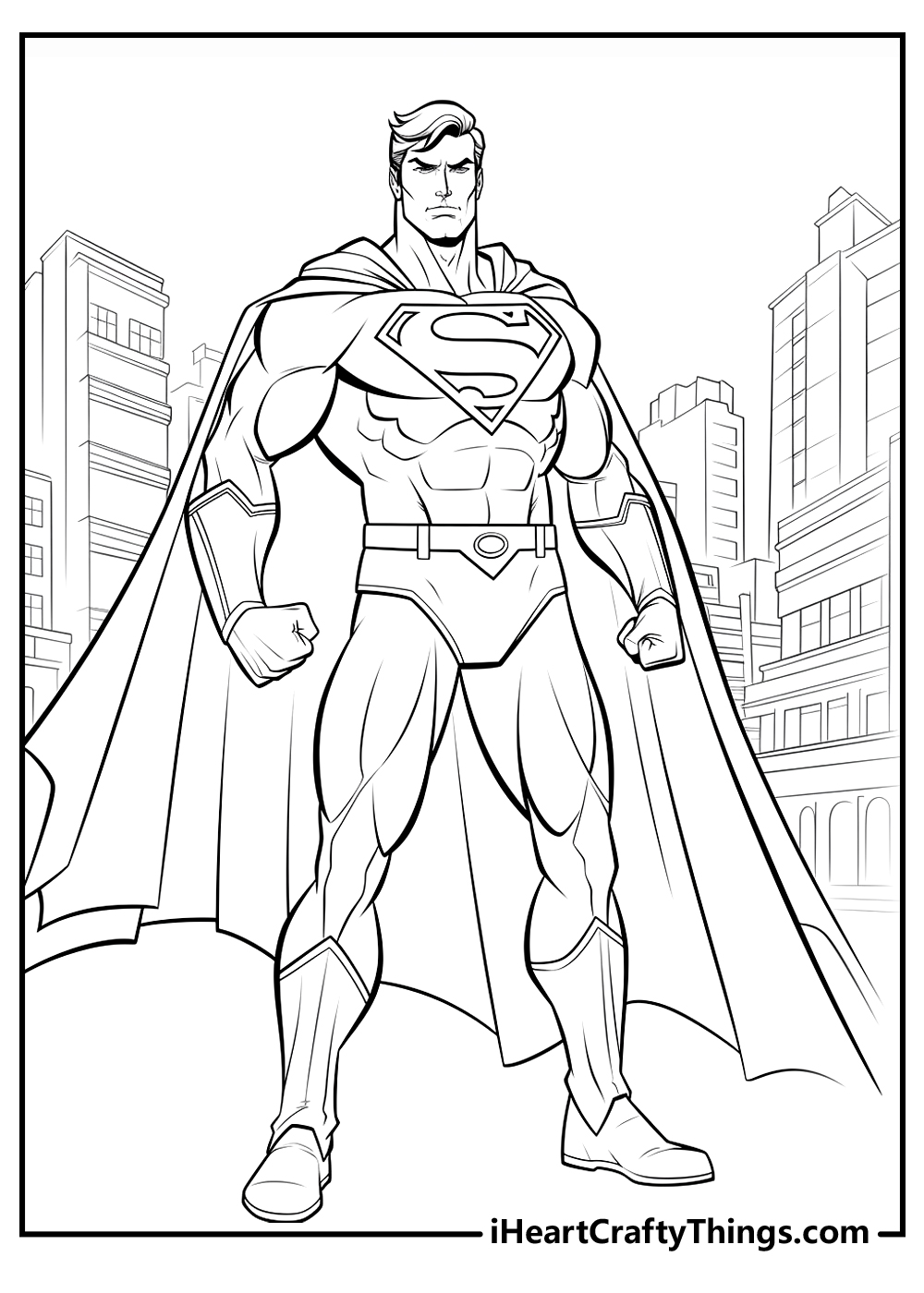 Superman coloring pages free printables