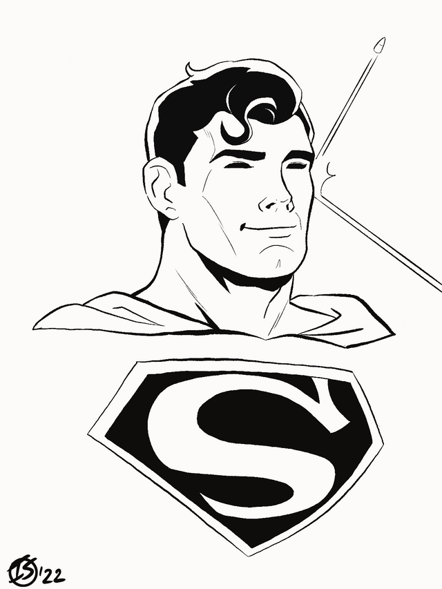 Artwork drawn by me i can never go very long without drawing superman and i never get tired of drawing the fleischer look rdcics