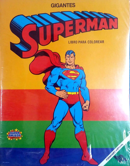 Superman coloring book coloring books at retro reprints
