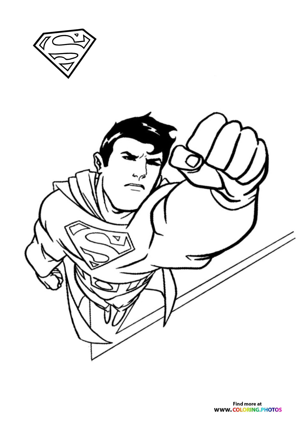 Superman page free and easy print or download sheets for kdis