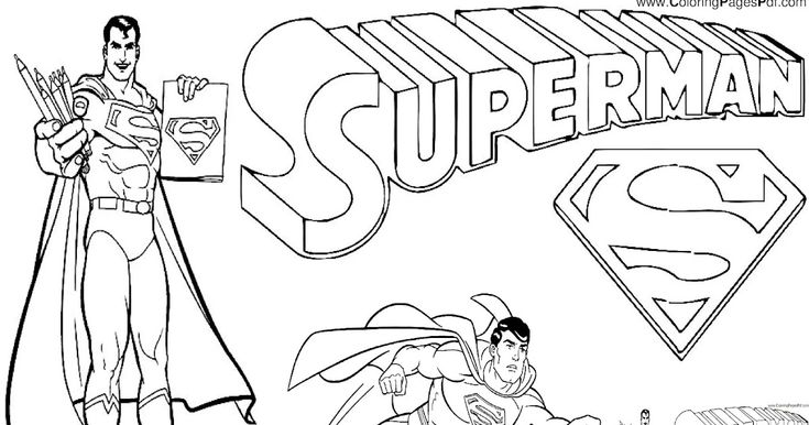 Superman coloring page superman coloring pages coloring pages barbie coloring pages