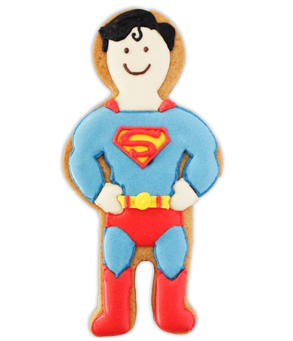 Superman jolly ginger superman gingerbread man