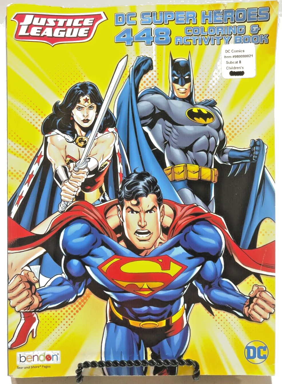 Justice league dc super heroes color activity book batman wonder woman superman for sale online