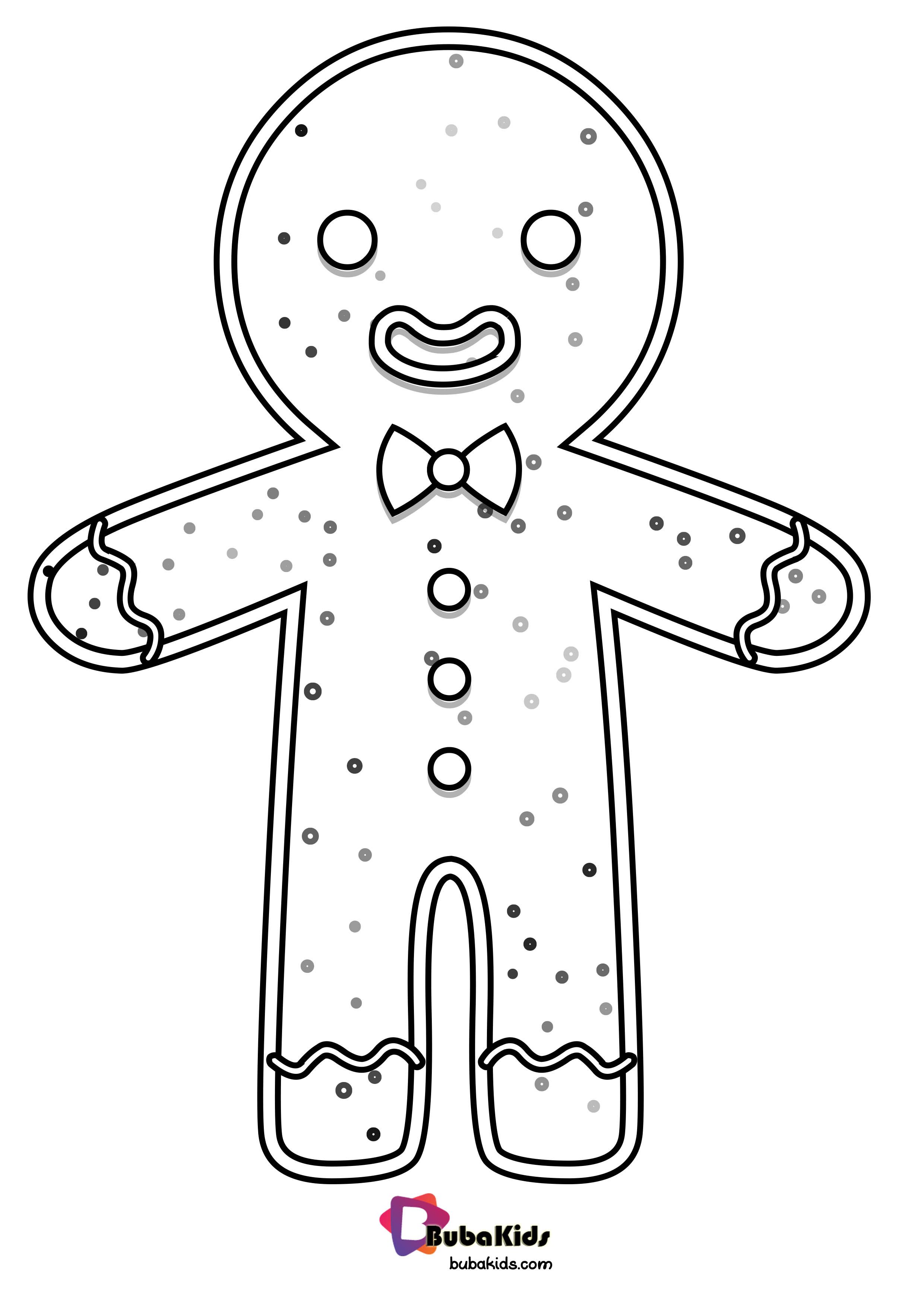 Gingerbread man coloring page collection of cartoon coloring pages for teenage printable tâ gingerbread man coloring page coloring pages cartoon coloring pages