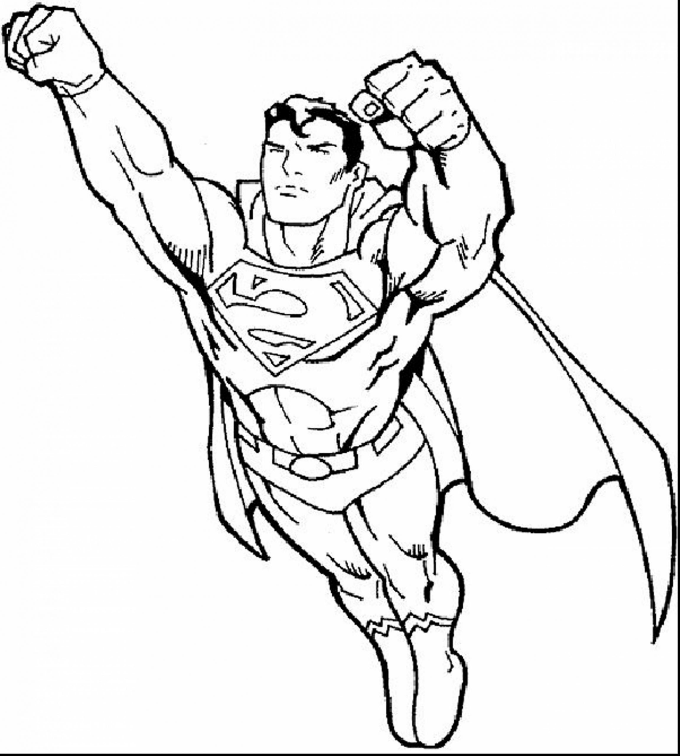 Coloring pages superman coloring page sheet