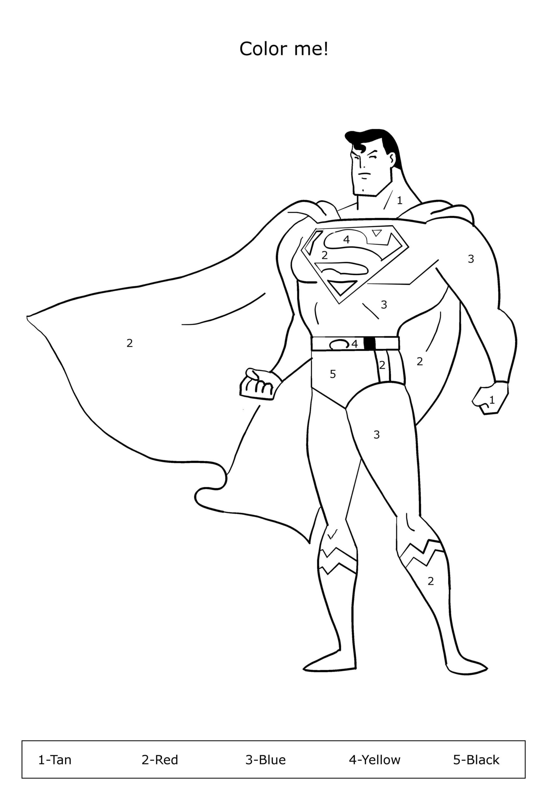 Superman coloring sheets pack of â coloring books for kidz