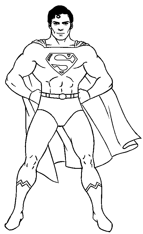 Christopher reeve superman coloring page free to use rcoloringpages