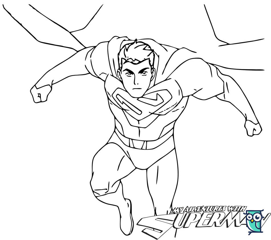 Best my adventures with superman coloring pages by jarodmealer on