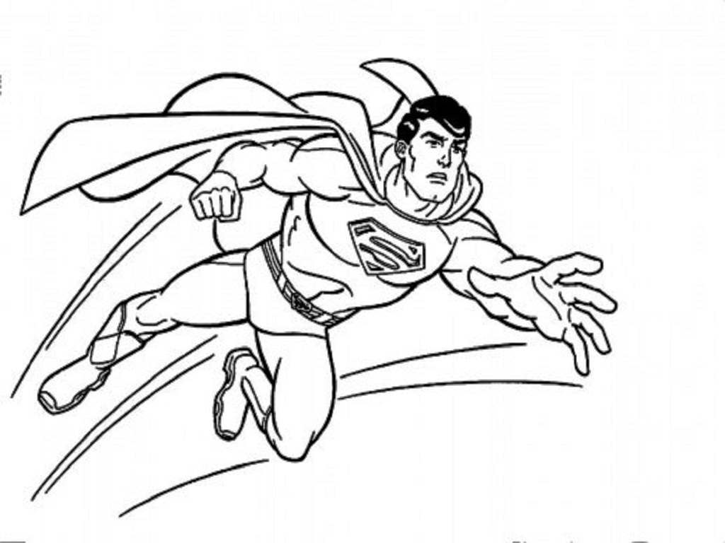 Coloring pages superman coloring pages