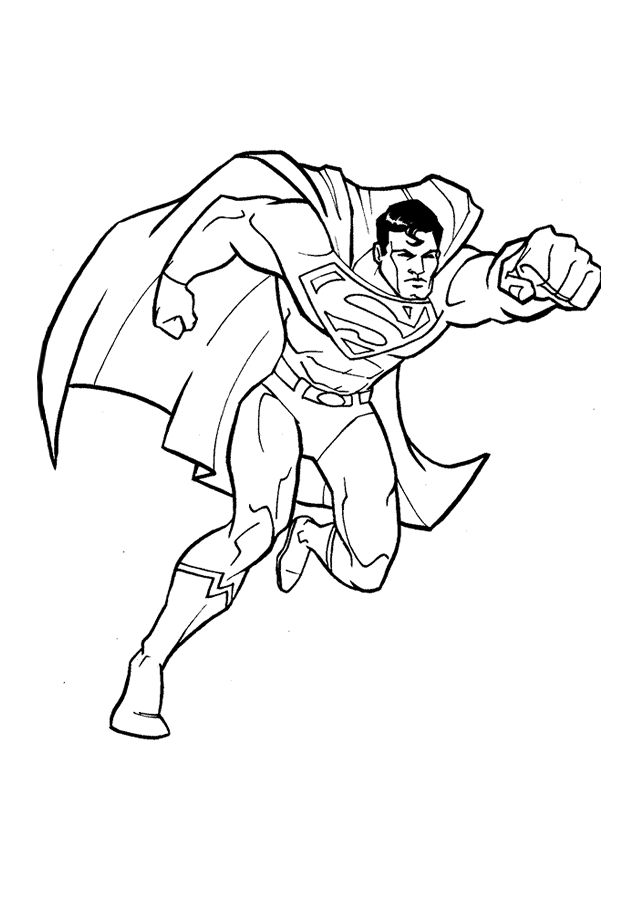 Superman printable coloring pages superhero coloring pages superman coloring pages superhero coloring