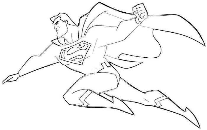 Coloring pages superman coloring pages print