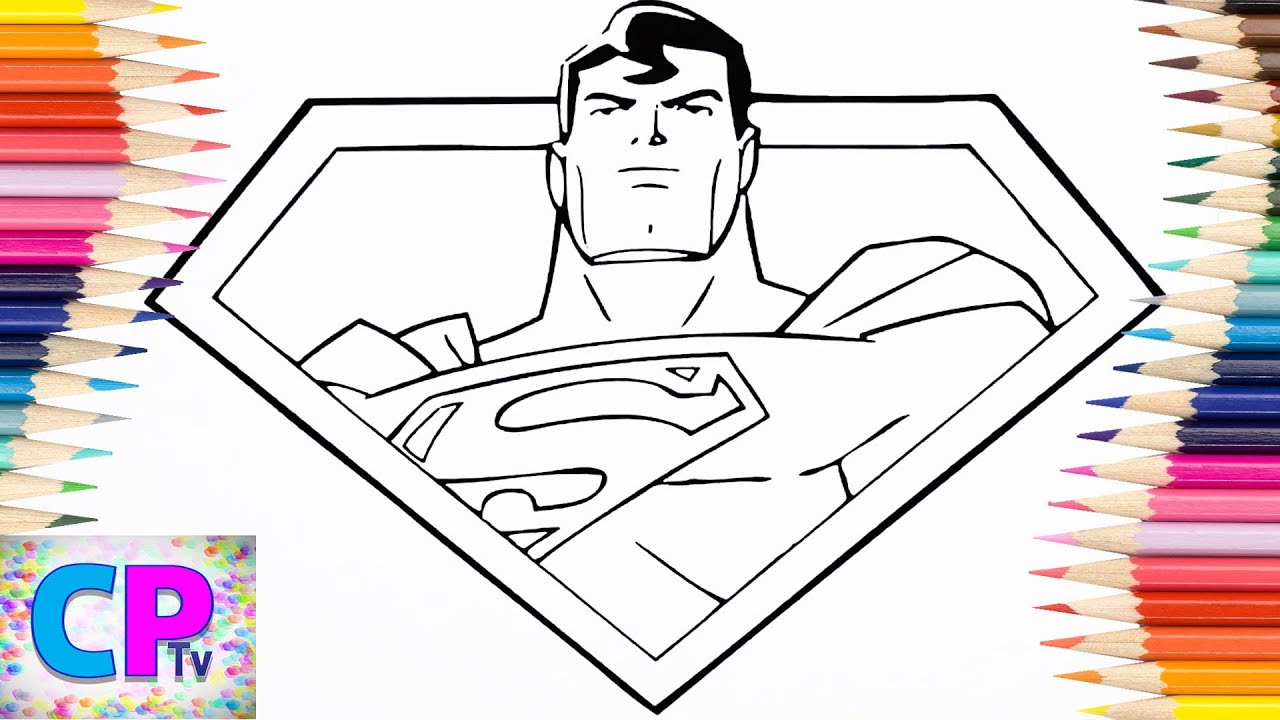 Superman coloring pagesa creation of superhero picturesuperman coloring pages tv