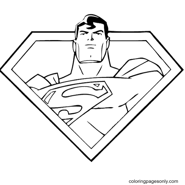 Superman coloring pages printable for free download