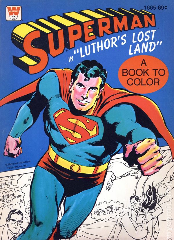 Superman coloring book sc