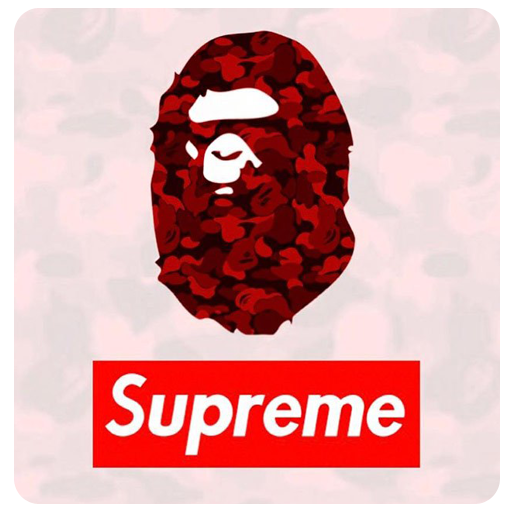About supreme x bape wallpapers google play version