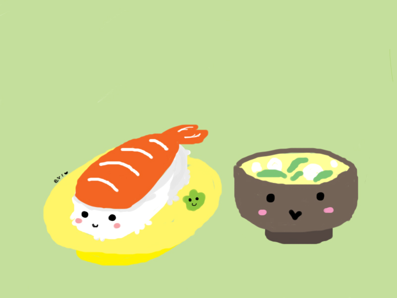 Sushi wallpaper by uchi