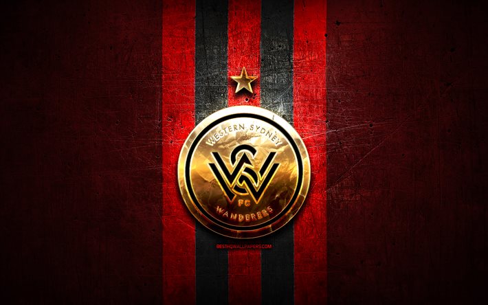 Download wallpapers ws wanderers fc golden logo a