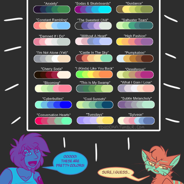 Paradox palette color challenge by foxroddraws on