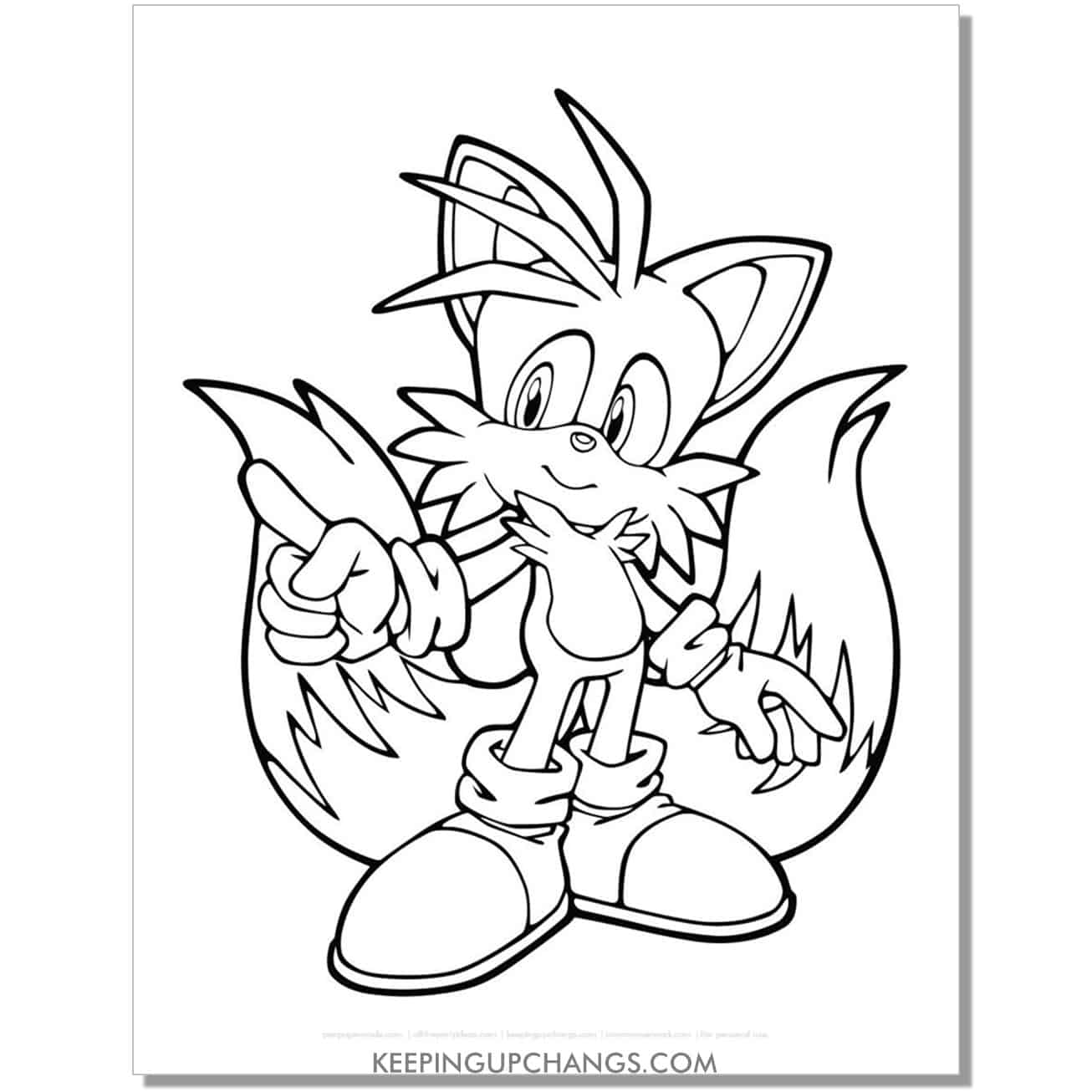 Free sonic the hedgehog coloring pages popular printables