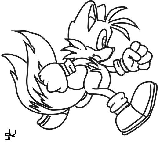 Tails from sonic coloring page httpswwwfacebookkamicreations coloring pages how to draw sonic drawings