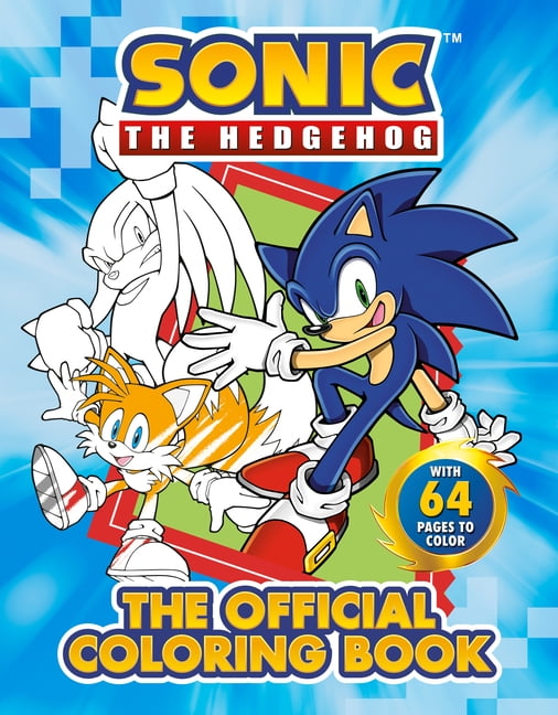 Sonic the hedgehog sonic the hedgehog the official coloring book paperback