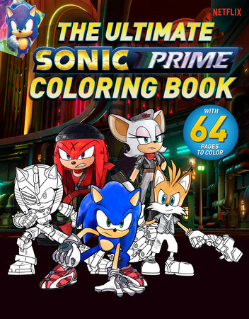 The ultimate sonic prime coloring book books