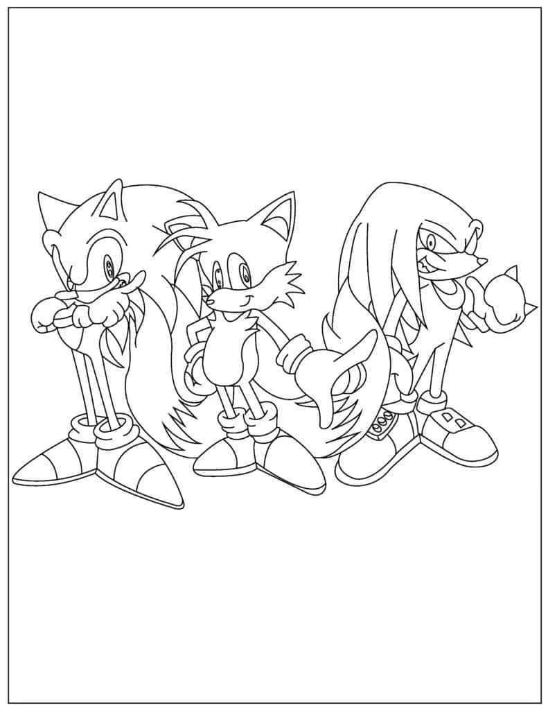 Download bring out your creative side with sonic the hedgehog coloring