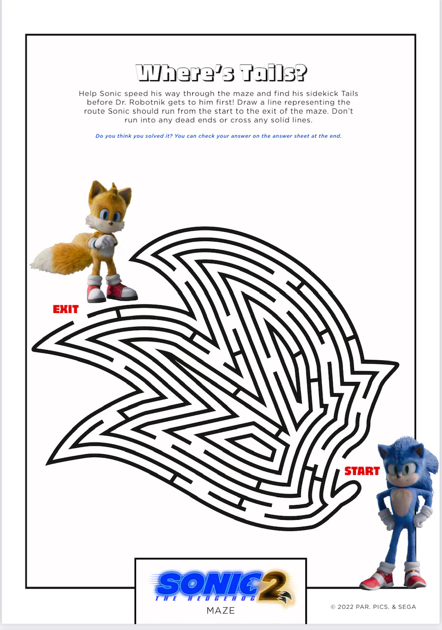 Free sonic coloring pages printable sonic the hedgehog activity book