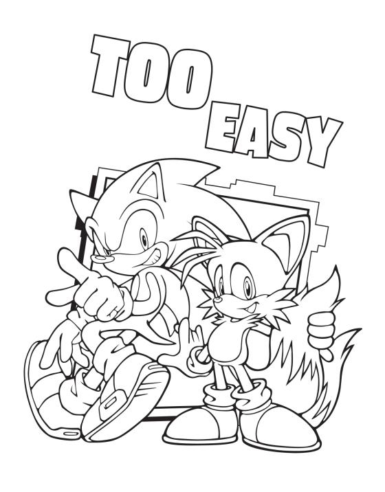 Sonic the hedgehog the official coloring book by penguin young readers licenses brightly shop