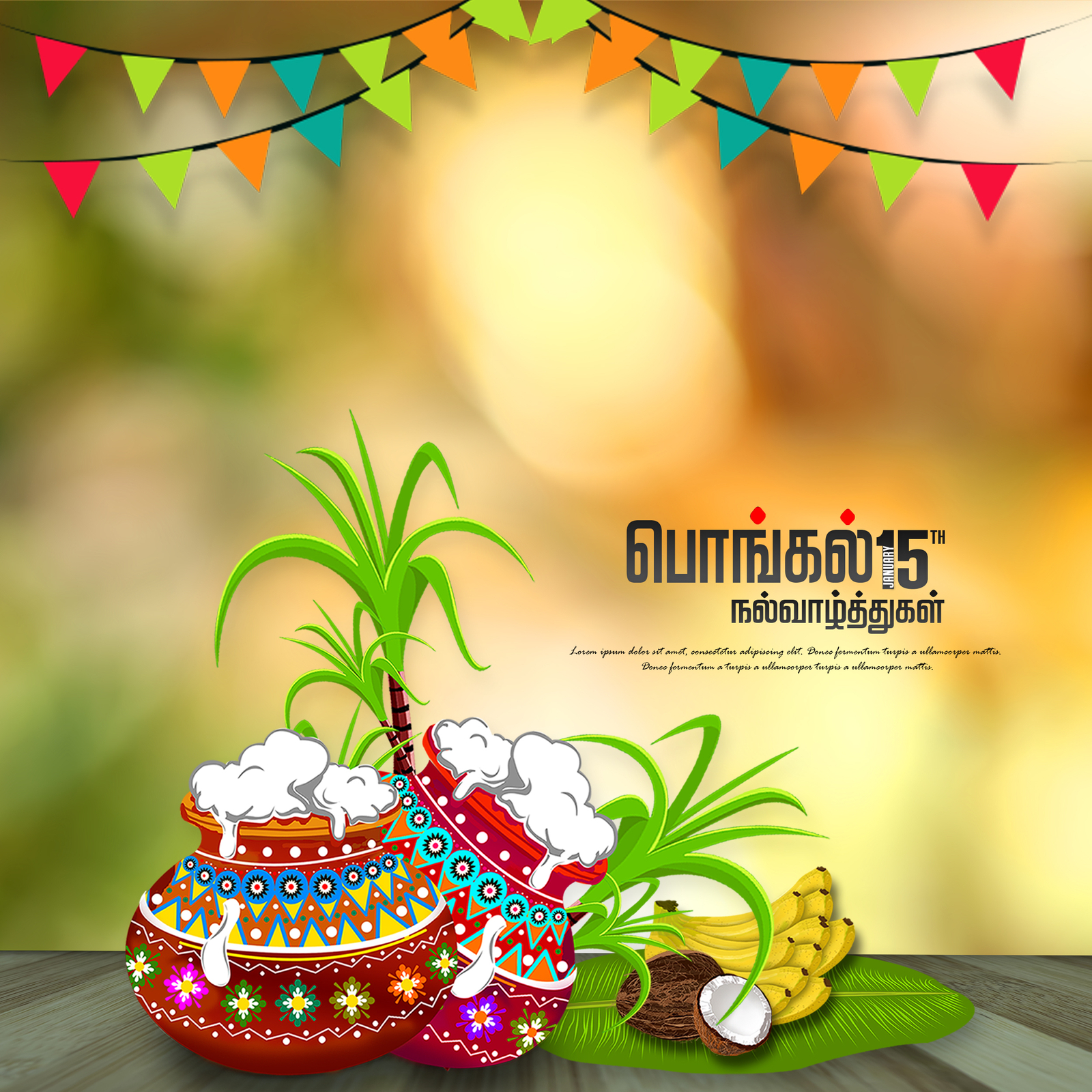 Happy pongal wishes images status quotes messages and whatsapp greetings to share in english and tamil