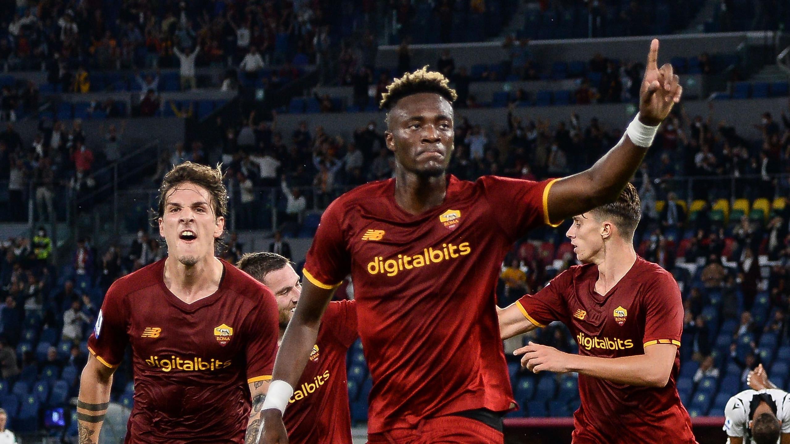 Tammy abraham and roma are rolling after udinese win sends them fourth in serie a table