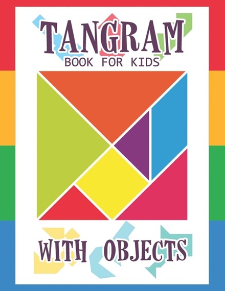 Tangram book for kids with objects by jeanplmozart