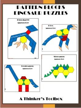 Dinosaur pattern block mat printables worksheets pattern blocks dinosaur theme preschool preschool activities