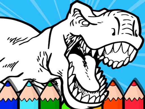 Play coloring dinos for kids free online