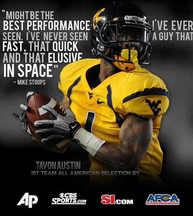 Congratulations to tavon austin wvu mountaineer st round draft pick now a st louis ram speed forged in the â wvu mountaineers wvu football west virginia