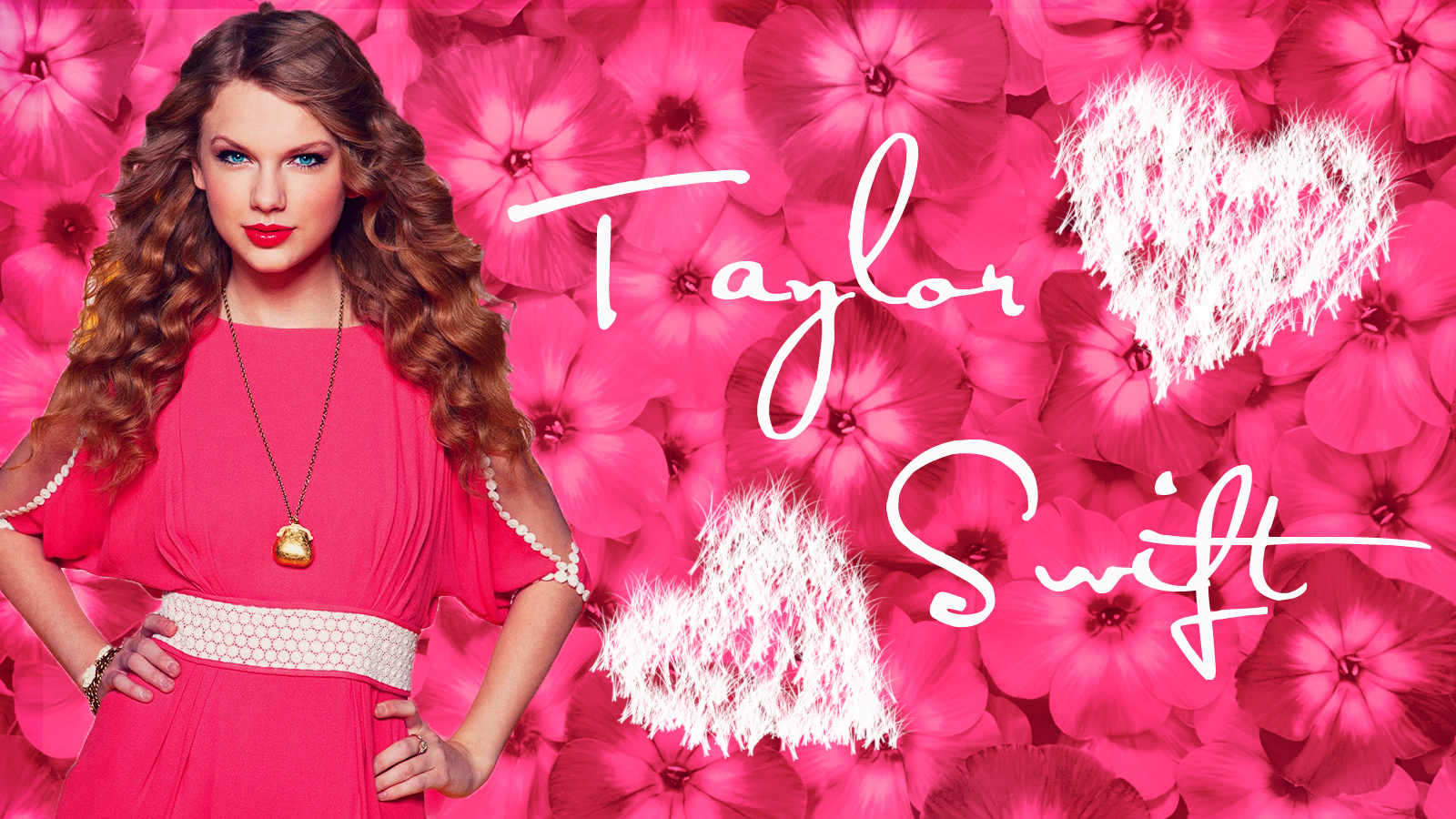 Taylor swift pink wallpaper by beautifullovelygirl on