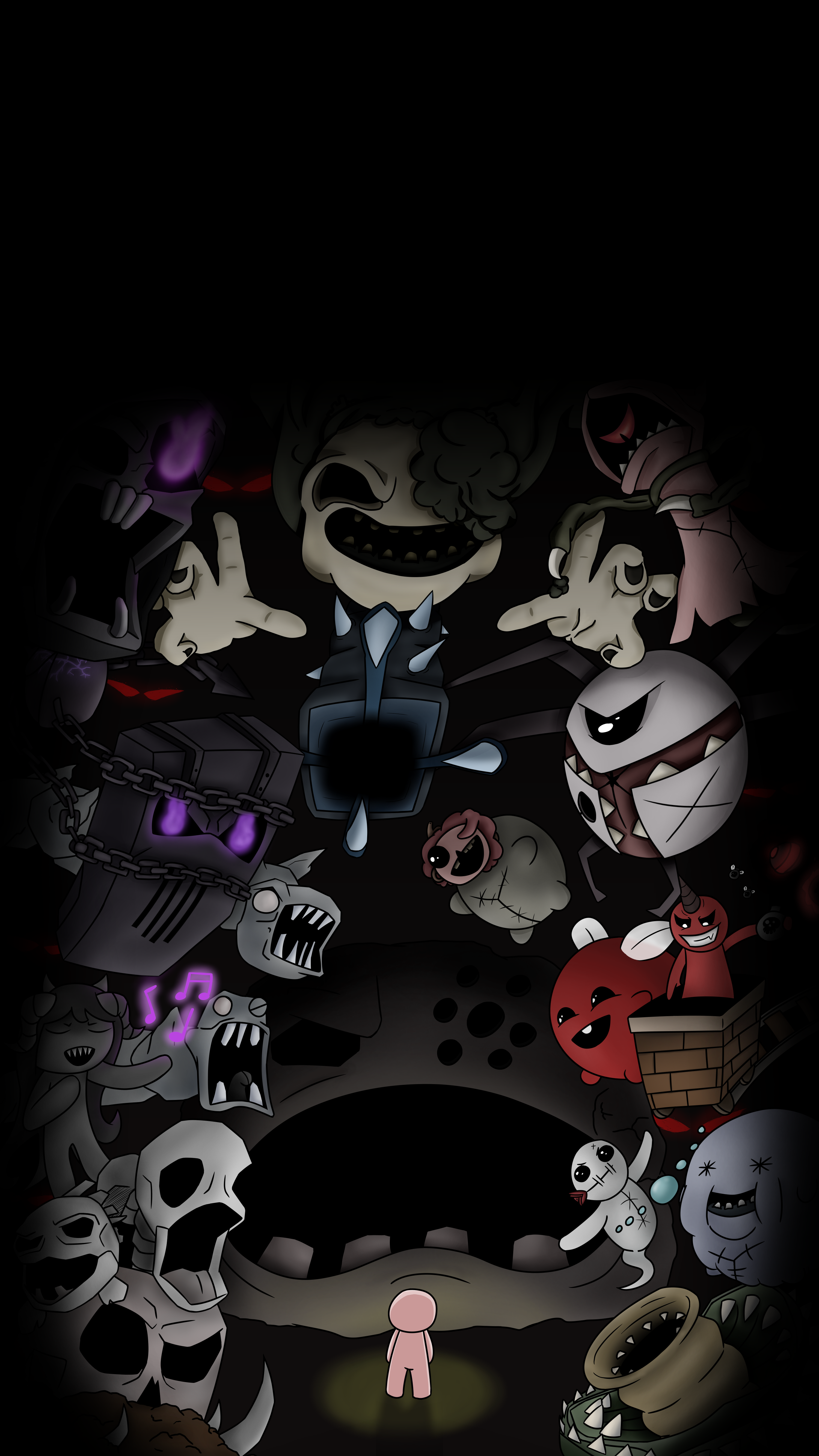 The binding of isaac antibirth phone wallpaper by tiobiano on