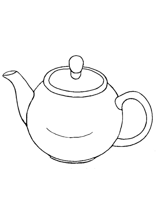 Coloring pages teapot coloring pages