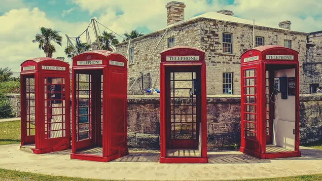 Telephone booth hd wallpaper download