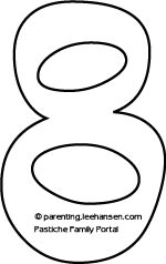 Number coloring page bubble letters template