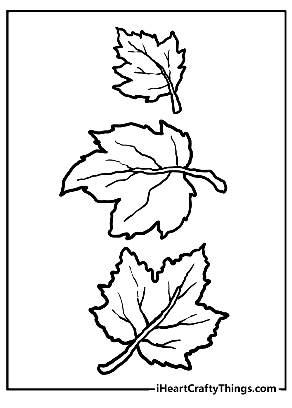 Fall leaves coloring pages free printables