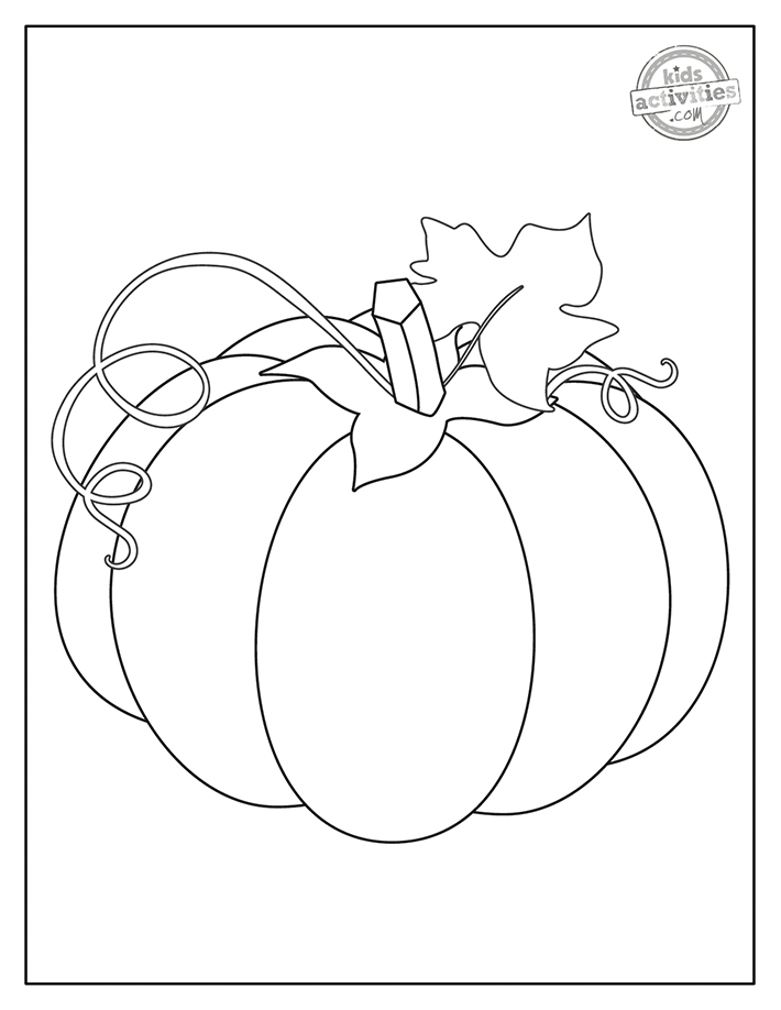 Free printable pumpkin coloring pages kids activities blog