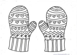 Winter hat and mittens craft ideas for kids coloring pages winter winter crafts preschool winter crafts for kids
