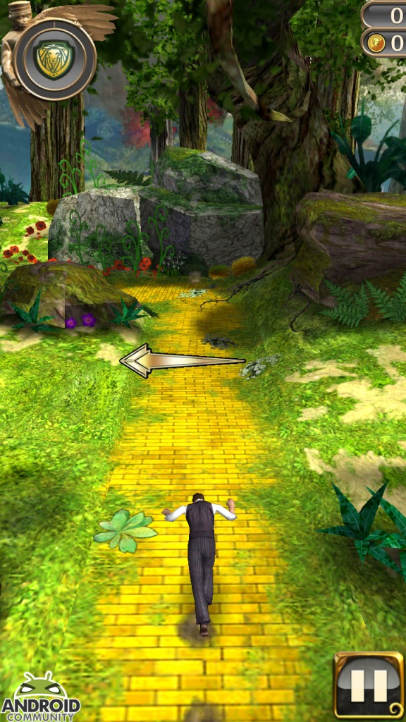 Temple run oz now available for android hands