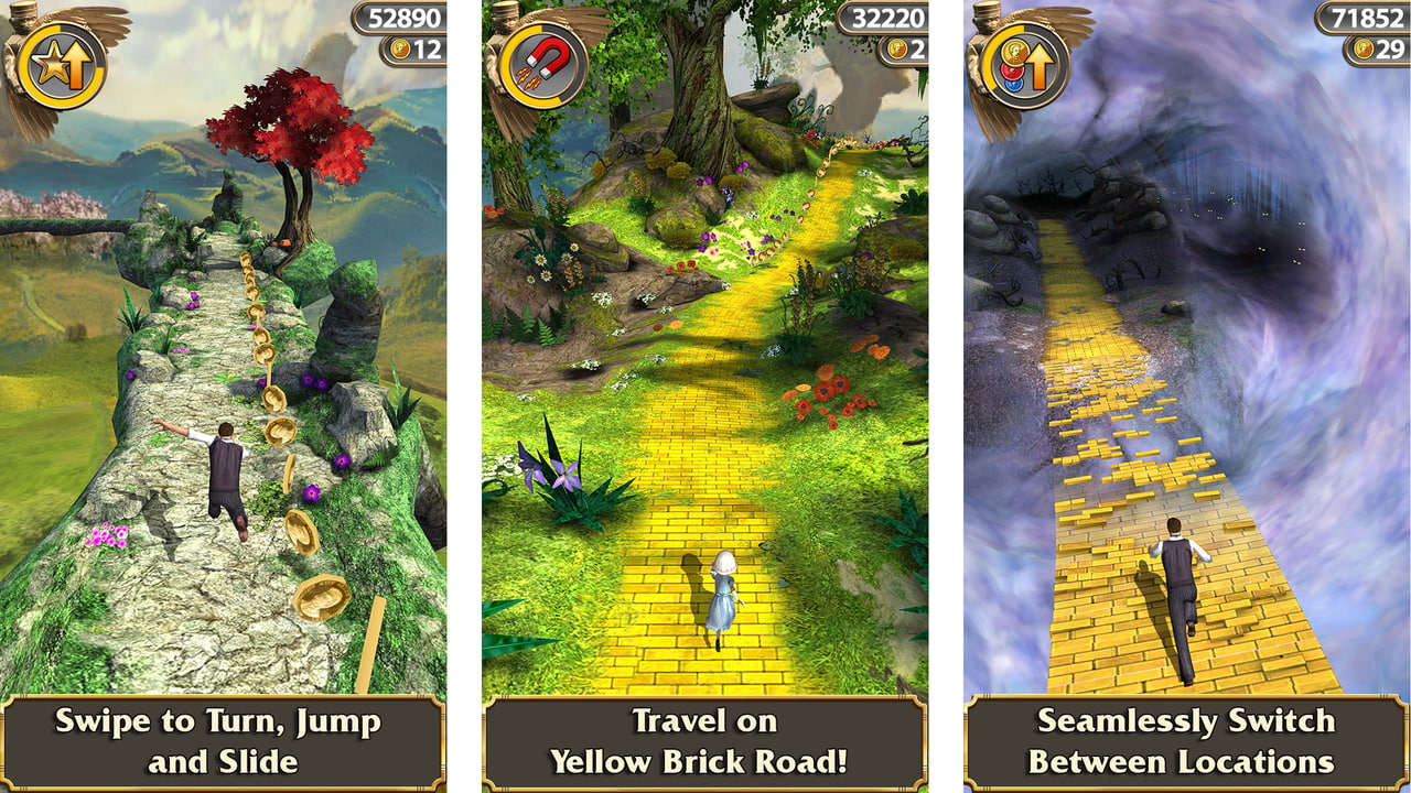Temple run oz now lets you run as china girl change oz costume
