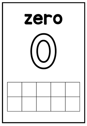 Number posters ten frames teaching resources