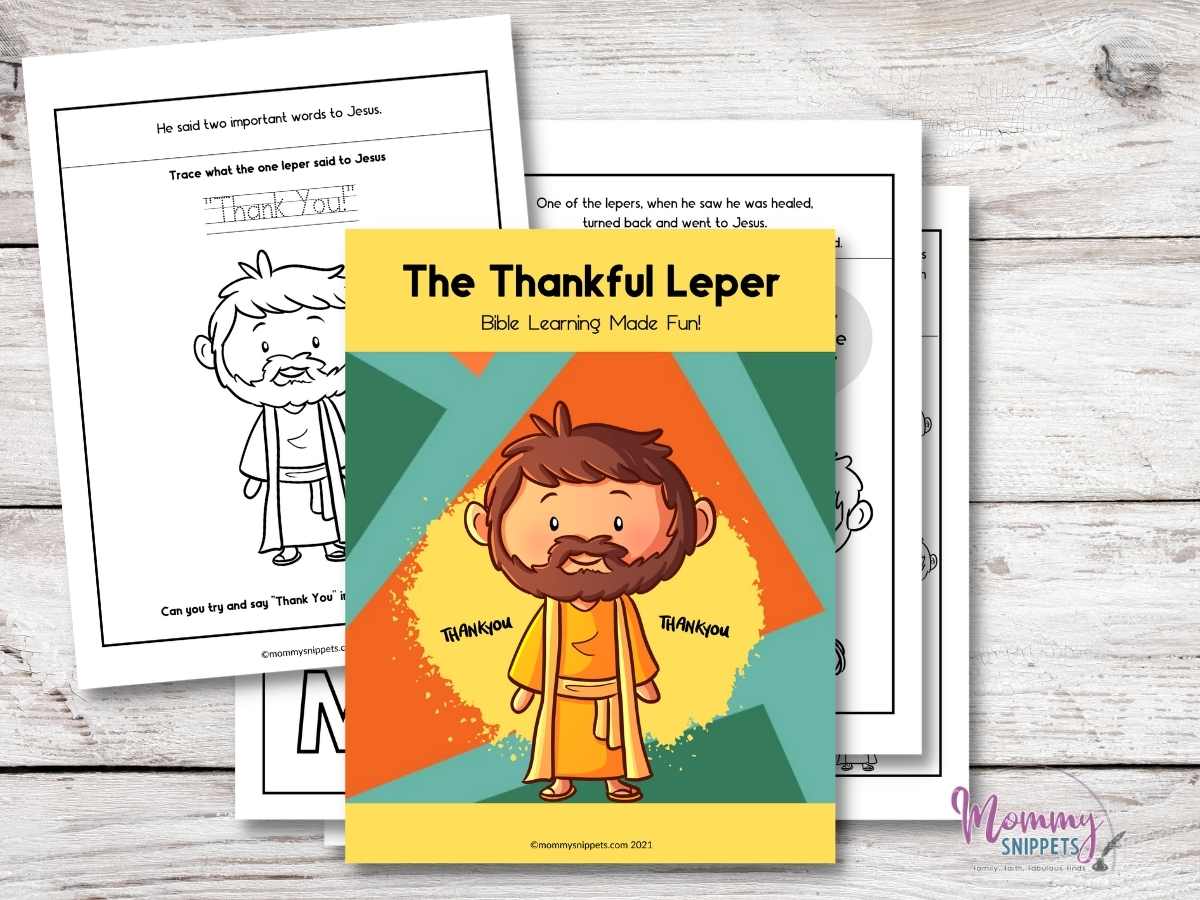 Story of the ten lepers help kids embrace an attitude of gratitude